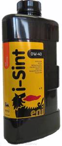 ENI I-SINT 0w40 A3/B4 SN 1л синтетика, BMW LL-01, MB 229.5 и др., масло моторное